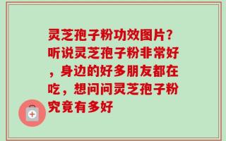灵芝孢子粉功效图片？听说灵芝孢子粉非常好，身边的好多朋友都在吃，想问问灵芝孢子粉究竟有多好