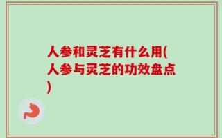 人参和灵芝有什么用(人参与灵芝的功效盘点)