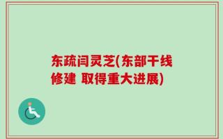 东疏闫灵芝(东部干线修建 取得重大进展)