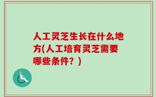 人工灵芝生长在什么地方(人工培育灵芝需要哪些条件？)