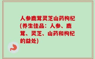 人参鹿茸灵芝山药枸杞(养生佳品：人参、鹿茸、灵芝、山药和枸杞的益处)