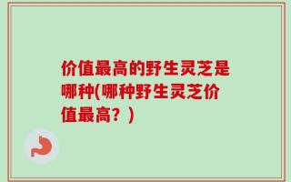 价值最高的野生灵芝是哪种(哪种野生灵芝价值最高？)