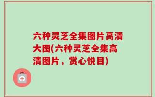 六种灵芝全集图片高清大图(六种灵芝全集高清图片，赏心悦目)