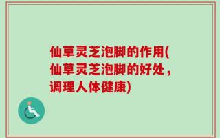 仙草灵芝泡脚的作用(仙草灵芝泡脚的好处，调理人体健康)