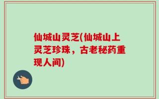 仙城山灵芝(仙城山上灵芝珍珠，古老秘药重现人间)