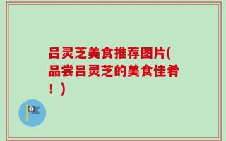 吕灵芝美食推荐图片(品尝吕灵芝的美食佳肴！)
