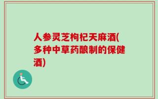 人参灵芝枸杞天麻酒(多种中草药酿制的保健酒)