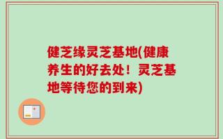 健芝缘灵芝基地(健康养生的好去处！灵芝基地等待您的到来)