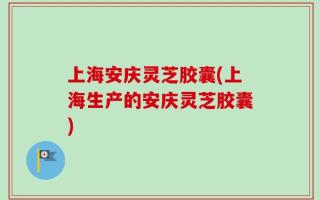 上海安庆灵芝胶囊(上海生产的安庆灵芝胶囊)