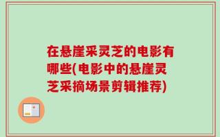 在悬崖采灵芝的电影有哪些(电影中的悬崖灵芝采摘场景剪辑推荐)
