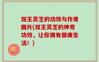 双王灵芝的功效与作用图片(双王灵芝的神奇功效，让你拥有健康生活！)