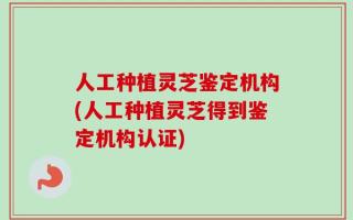 人工种植灵芝鉴定机构(人工种植灵芝得到鉴定机构认证)