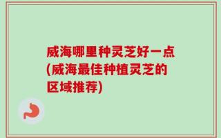 威海哪里种灵芝好一点(威海最佳种植灵芝的区域推荐)
