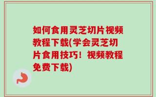 如何食用灵芝切片视频教程下载(学会灵芝切片食用技巧！视频教程免费下载)