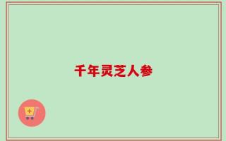 千年灵芝人参