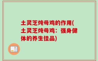 土灵芝炖母鸡的作用(土灵芝炖母鸡：强身健体的养生佳品)