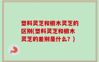 塑料灵芝和椴木灵芝的区别(塑料灵芝和椴木灵芝的差别是什么？)