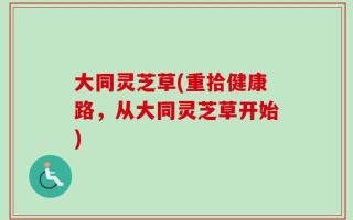 大同灵芝草(重拾健康路，从大同灵芝草开始)