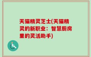 天猫精灵芝士(天猫精灵的新职业：智慧厨房里的灵活助手)