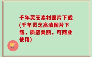 千年灵芝素材图片下载(千年灵芝高清图片下载，质感美丽，可商业使用)