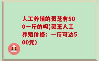 人工养殖的灵芝有500一斤的吗(灵芝人工养殖价格：一斤可达500元)