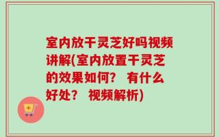 室内放干灵芝好吗视频讲解(室内放置干灵芝的效果如何？ 有什么好处？ 视频解析)