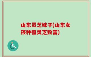 山东灵芝妹子(山东女孩种植灵芝致富)