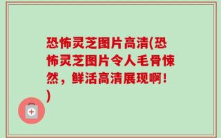 恐怖灵芝图片高清(恐怖灵芝图片令人毛骨悚然，鲜活高清展现啊！)
