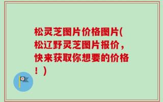 松灵芝图片价格图片(松辽野灵芝图片报价，快来获取你想要的价格！)