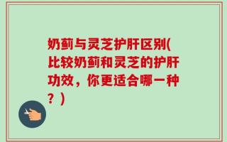 奶蓟与灵芝护肝区别(比较奶蓟和灵芝的护肝功效，你更适合哪一种？)