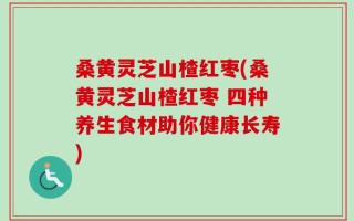 桑黄灵芝山楂红枣(桑黄灵芝山楂红枣 四种养生食材助你健康长寿)