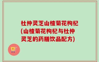 杜仲灵芝山楂菊花枸杞(山楂菊花枸杞与杜仲灵芝的药膳饮品配方)