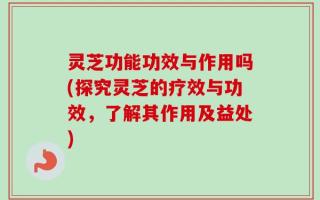 灵芝功能功效与作用吗(探究灵芝的疗效与功效，了解其作用及益处)