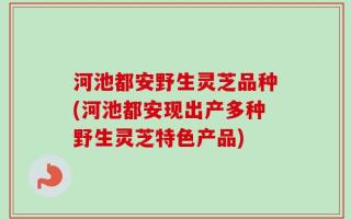 河池都安野生灵芝品种(河池都安现出产多种野生灵芝特色产品)