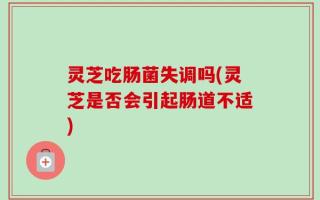 灵芝吃肠菌失调吗(灵芝是否会引起肠道不适)