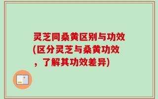 灵芝同桑黄区别与功效(区分灵芝与桑黄功效，了解其功效差异)