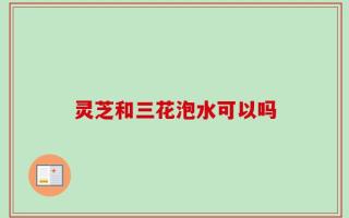 灵芝和三花泡水可以吗