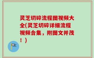灵芝切碎流程图视频大全(灵芝切碎详细流程视频合集，附图文并茂！)
