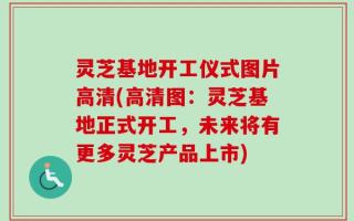 灵芝基地开工仪式图片高清(高清图：灵芝基地正式开工，未来将有更多灵芝产品上市)