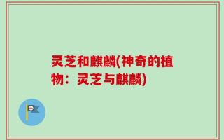 灵芝和麒麟(神奇的植物：灵芝与麒麟)
