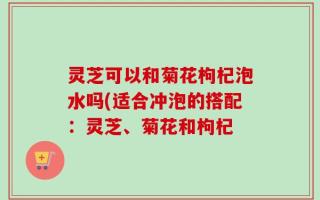 灵芝可以和菊花枸杞泡水吗(适合冲泡的搭配：灵芝、菊花和枸杞