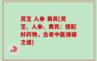灵芝 人参 黄芪(灵芝、人参、黄芪：搭配好药物，古老中医保健之道)