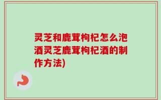 灵芝和鹿茸枸杞怎么泡酒灵芝鹿茸枸杞酒的制作方法)