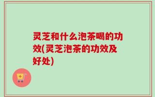 灵芝和什么泡茶喝的功效(灵芝泡茶的功效及好处)