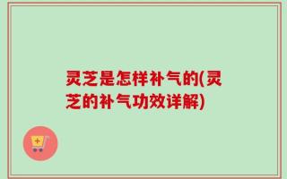 灵芝是怎样补气的(灵芝的补气功效详解)