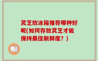 灵芝放冰箱推荐哪种好呢(如何存放灵芝才能保持最佳新鲜度？)