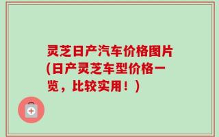 灵芝日产汽车价格图片(日产灵芝车型价格一览，比较实用！)