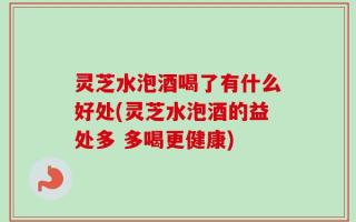 灵芝水泡酒喝了有什么好处(灵芝水泡酒的益处多 多喝更健康)