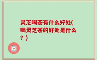 灵芝喝茶有什么好处(喝灵芝茶的好处是什么？)