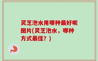灵芝泡水用哪种最好呢图片(灵芝泡水，哪种方式最佳？)